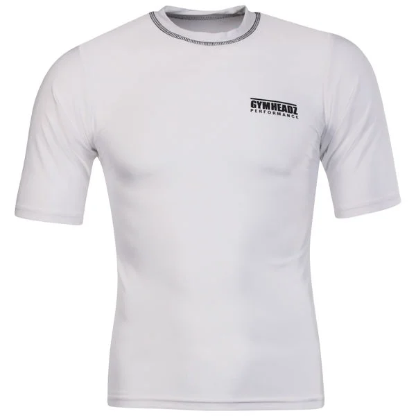 Gymheadz Men's Performance Skin Range T-Shirt White - S - Blanc Image 1