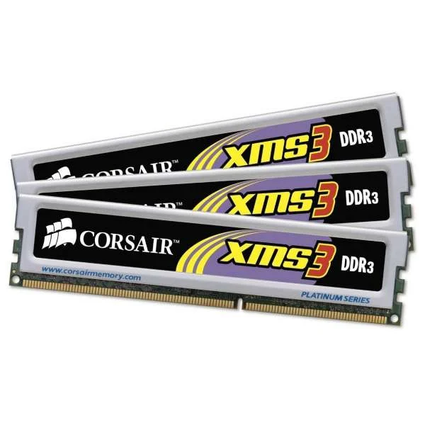 Corsair 6GB DDR3 PC3-12800 CL9 Tri-Channel (TR3X6G1600C9) Image 1