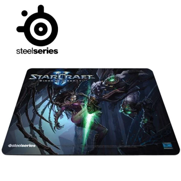 SteelSeries QcK Limited Edition StarCraft II Kerrigan vs. Zeratul Mouse Mat Image 1