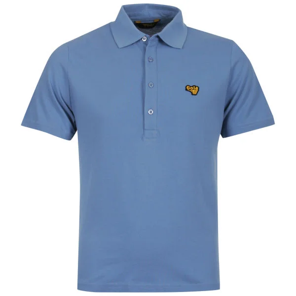 Gola Men's Green Polo Shirt - Lake Blue - XS - Bleu Image 1