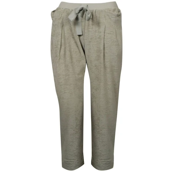 Chloe Women's Velour Casual Trousers - Green - 10 - Vert Citron Image 1