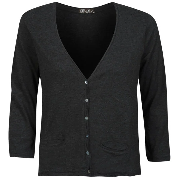 Brave Soul Women's Buttoned Cardigan - Grey - S - Gris Image 1
