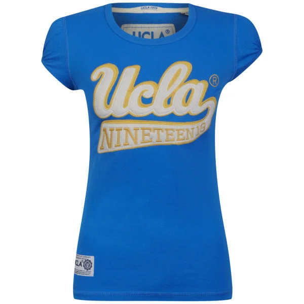 UCLA Women's Dawson Applique Cap Sleeve Top - Directoire Blue - S - Bleu Image 1