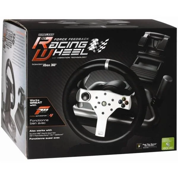 Xbox 360 Wireless ForceFeedBack Racing Wheel Image 1