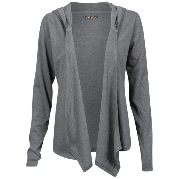 Brave Soul Women's Ryder Hooded Cardigan - Grey Marl - S - Gris Image 1