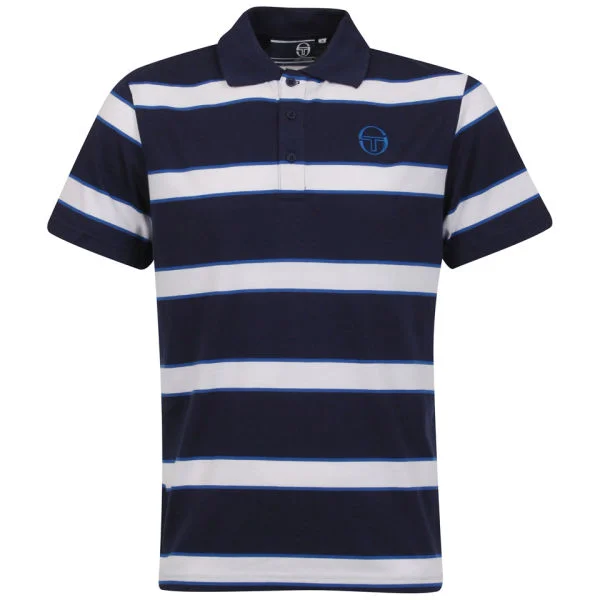 Sergio Tacchini Men's Coniston Pique Polo-Shirt - Navy - S - Navy Image 1