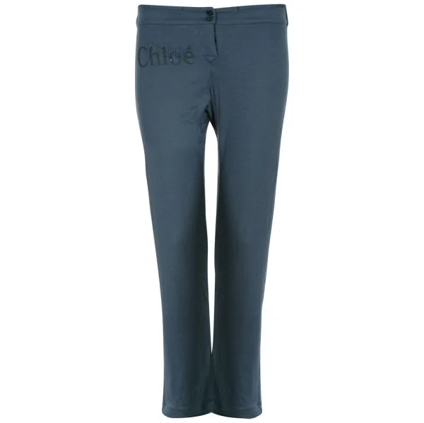 Chloe Women's Casual Lounge Trousers - Blue - 10 - Bleu Image 1