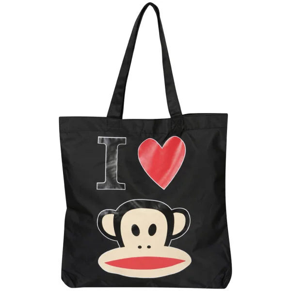 Paul Frank 'I love Paul Frank' Canvas Shopper - Black Image 1
