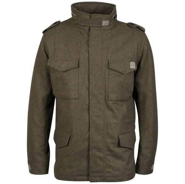 Jack & Jones Vintage Men's Wool Jacket - Brown - S - Brown Image 1