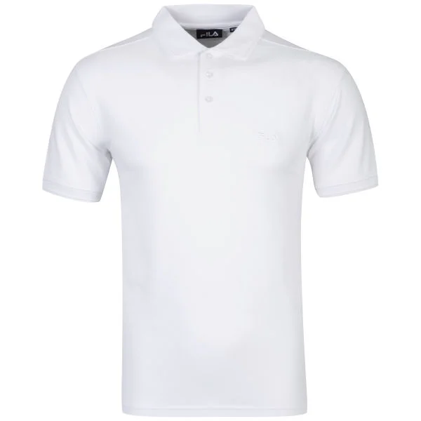 FILA Men's Bunda Polo Shirt - White - S - Blanc Image 1