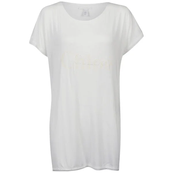 Chloe Women's T-Shirt - Cream - 42 - Crème Image 1
