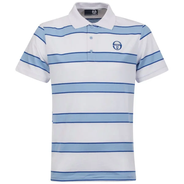 Sergio Tacchini Men's Coniston Pique Polo-Shirt -White - S - Blanc Image 1