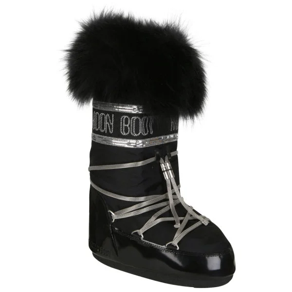 Moon Boot Women's Glamour Boots - Black - 2.5-5 - Noir Image 1