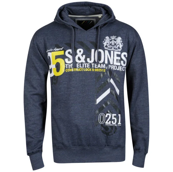 Smith & Jones Men's Asterio Sweat - Denim Marl - S - Denim Marl Image 1