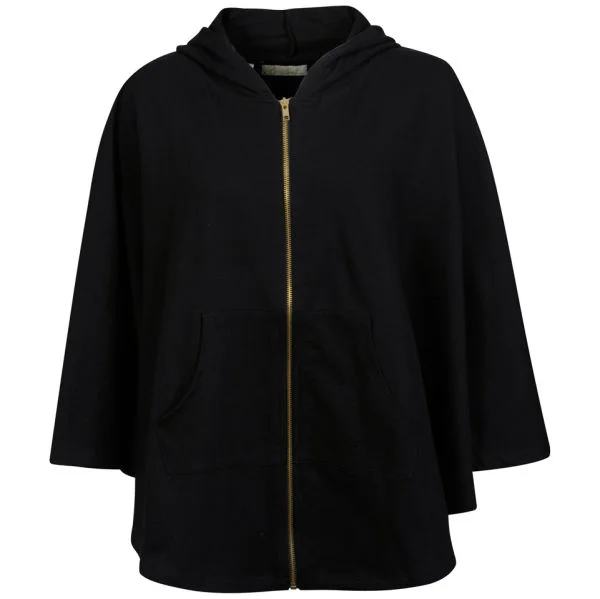 Brave Soul Women's Cape Jersey Cardigan - Black - S - Noir Image 1