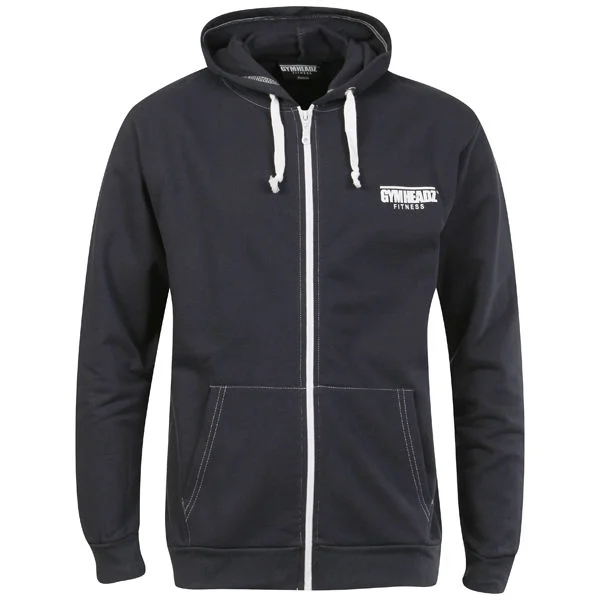 Gymheadz Men's Hooded Jacket - Grey - S - Gris Image 1
