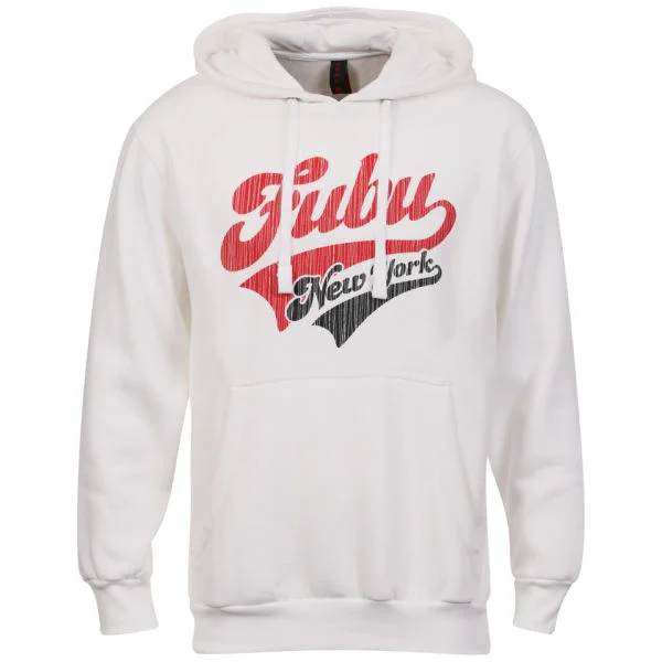 FUBU Men's Vintage New York Hoody - White - S - Blanc Image 1
