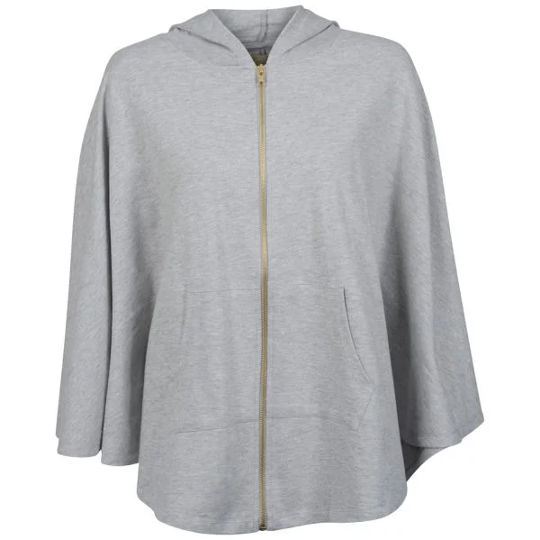 Brave Soul Women's Cape Jersey Cardigan - Grey Marl - S - GreyMarl Image 1