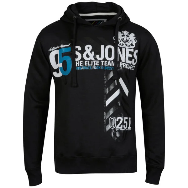 Smith & Jones Men's Asterio Sweat - Black - S - Noir Image 1