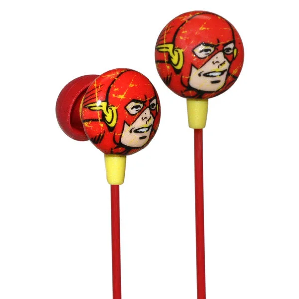 iHip DC Comics Flash Printed Earphones Image 1