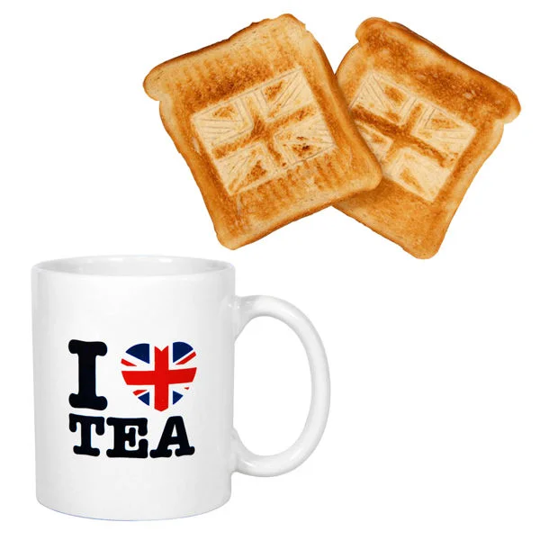Breakfast of Champions Mug and Toast Stamp Image 1