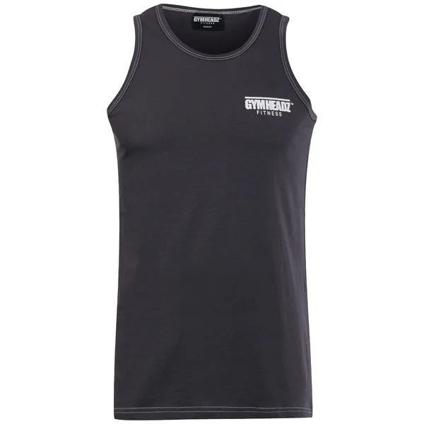 Gymheadz Sportswear Men's Grey Fitness Tank Top - S - Gris Image 1