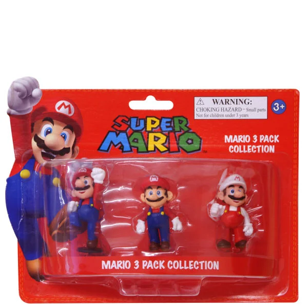 Super Mario Bros. Mini Figures Three Pack - 5cm Image 1
