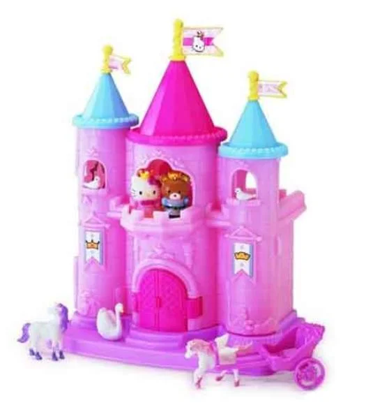 Hello Kitty Mini Castle Play Set Image 1