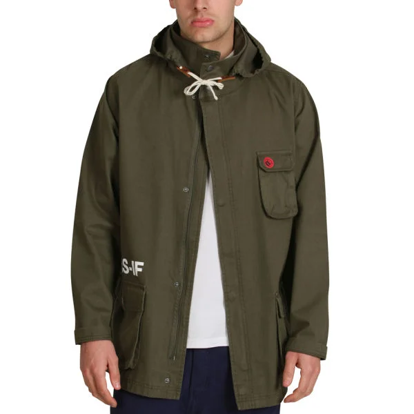 Mas-if Men's Spear Parka - Khaki - S - Khaki Image 1