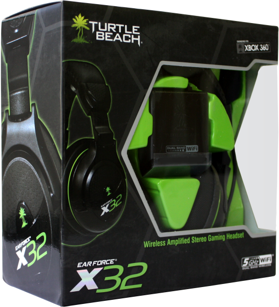 Turtle Beach: X32 Xbox 360 Wireless Headset Image 1