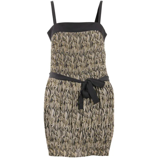nümph Womens Elsa Pleated Dress - Mumbai Green - S - Vert Citron Image 1