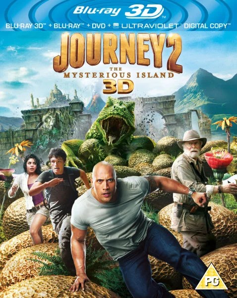 Journey 2: The Mysterious Island - 3D (Blu-Ray 3D, Blu-Ray, DVD and UltraViolet Copy) Image 1