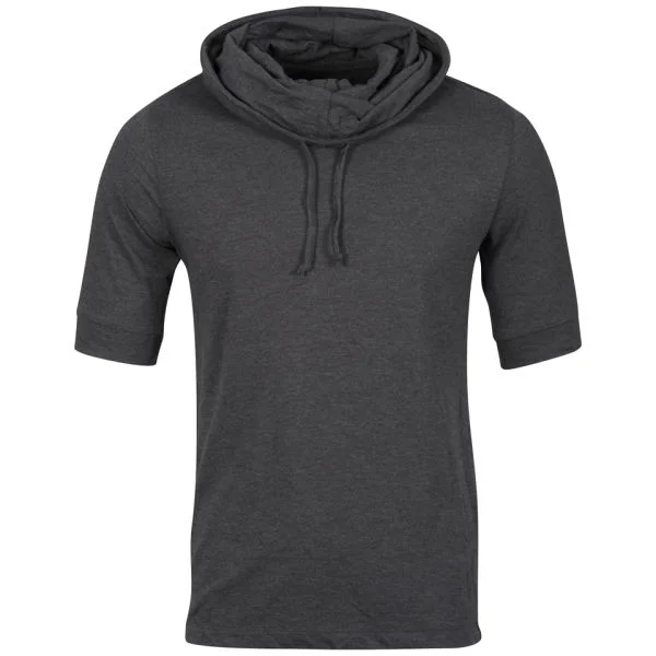 Brave Soul Men's Cowl Neck T-Shirt - Charcoal - S - Charbon Image 1