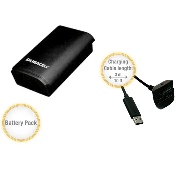 Duracell 360 Play and Charge Kit (Black) Image 1