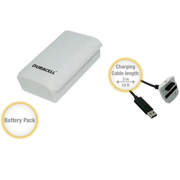 Duracell 360 Play and Charge Kit (White) Image 1
