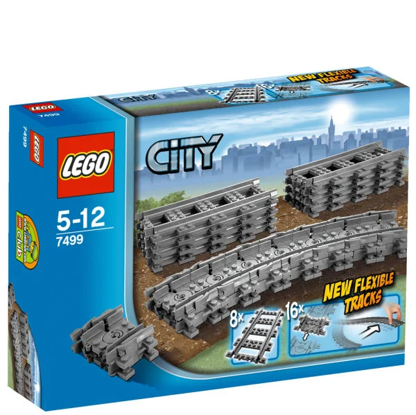 LEGO City (7499) : Rails Flexibles et Droits Image 1