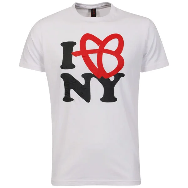 FUBU Men's 'I Love New York' T-shirt - White - S - Blanc Image 1
