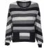 Vero Moda Women's Birut Stripe Pocket Jumper - Black - XS - Noir Image 1