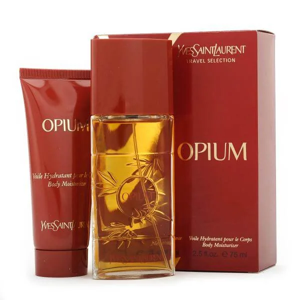 YSL - Opium EDT 50ml & Body Moisturizer 75ml & Travel Sector Image 1