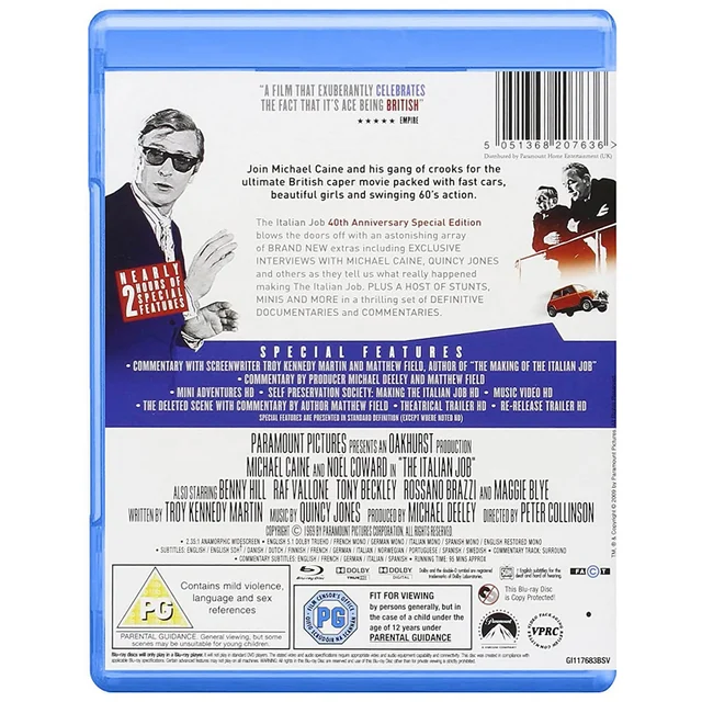 The Italian Job Edition 40ème Anniversaire