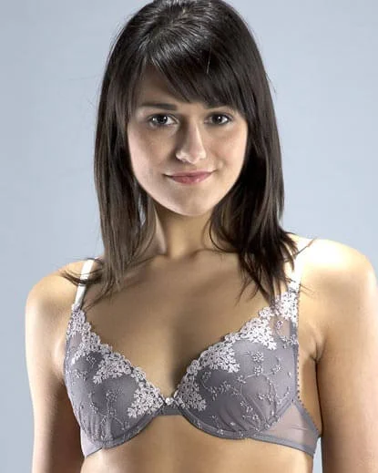 Passionata - White Nights Push Up Bra - 32DD - Gris Image 1