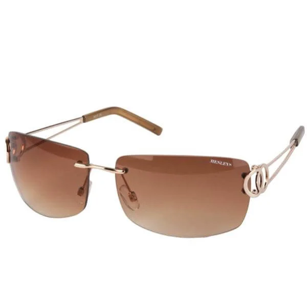 Henleys - Designer Sunglasses - H42 - Marron Image 1