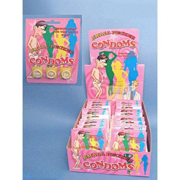 Small Pecker Condoms - Naught Gift Image 1