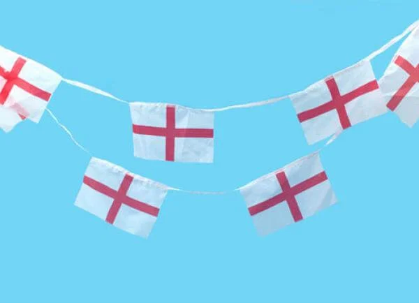 12ft England St George Cross Bunting - Home Gifts Image 1