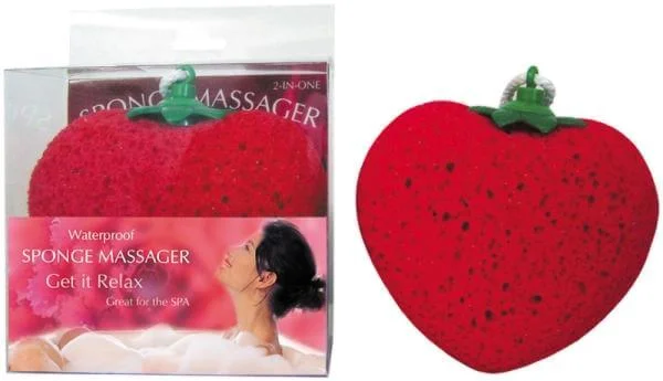 Heart Shaped Massage Sponge - Fun Gift Image 1