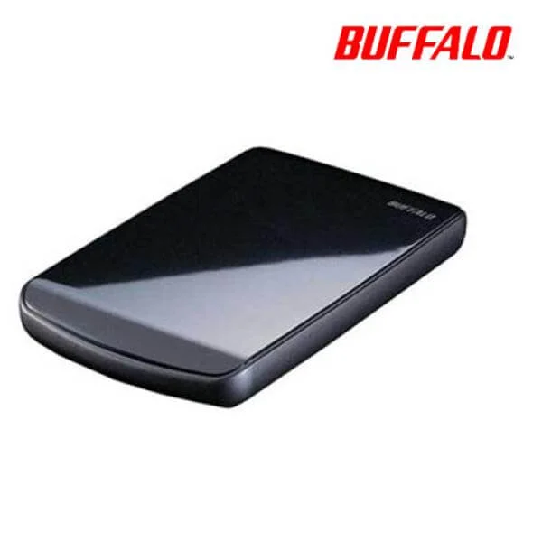 Buffalo Ministation Lite 320GB Portable USB 2.0 Hard Drive - Black Image 1