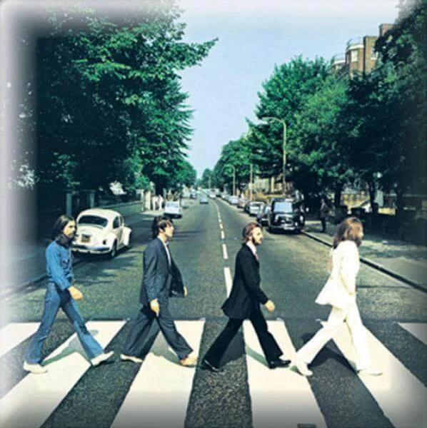Beatles Abbey Road Album Pin Badge Image 1