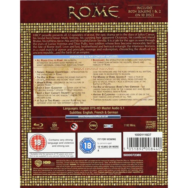 Rome Coffret complet