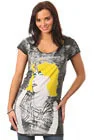 House of The Gods - Woman's Debbie Face - T-Shirt - XS - Noir Image 1