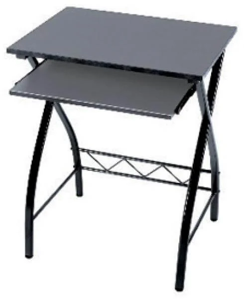 LEVV black MDF computer desk Image 1